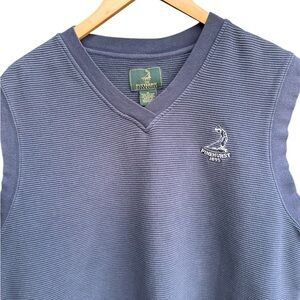 Pinehurst Blue Sleeveless Sweater Vest